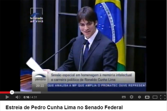Pedro Cunha Lima no Senado