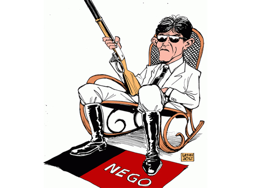 Ricardo caricatura coronel