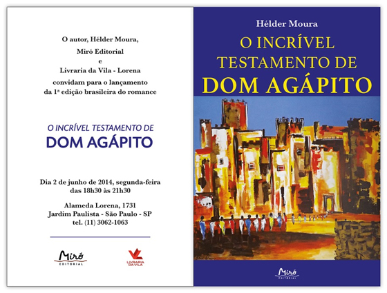 Convite Dom Agapito SP