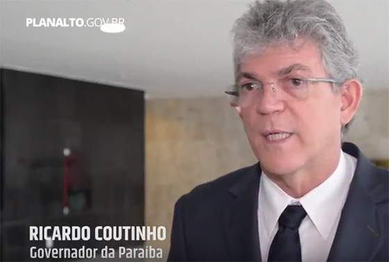 Ricardo Coutinho video em defesa de Dilma 20abr2016