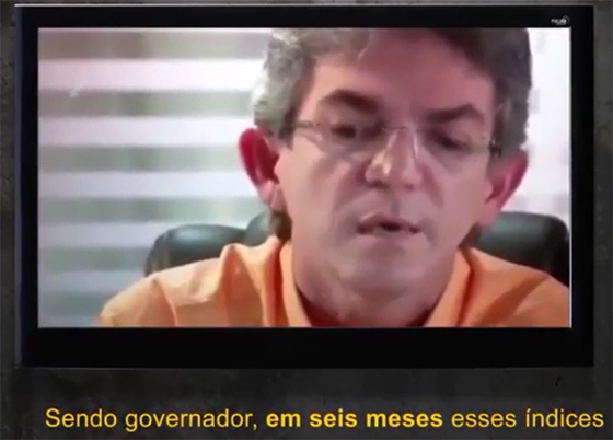 Video Ricardo Coutinho promete acabar com a violência em 6 meses