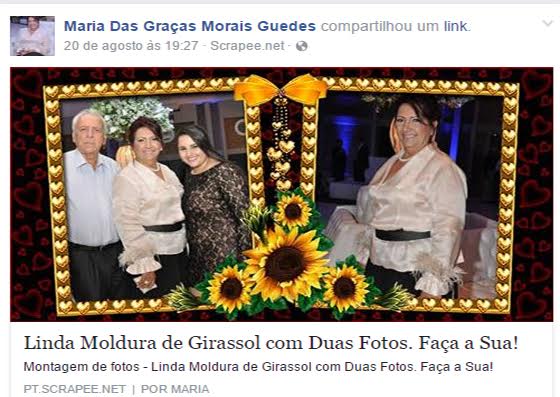 Desembargadora Maria das Graças posta fotos em girassol