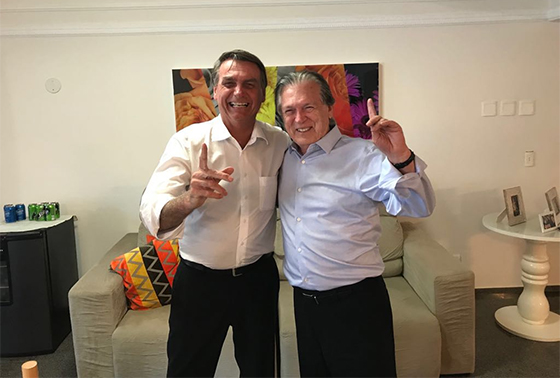 Bolsonaro e Luciano Bivar