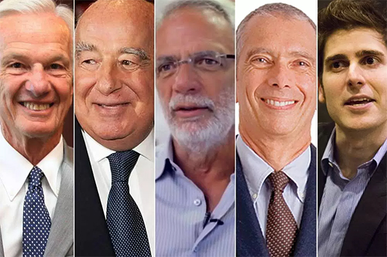 Os cinco brasileiros mais ricos em 2018