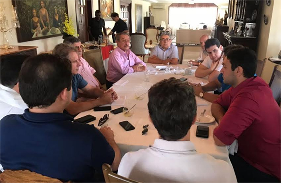 MDB reunião na casa de Maranhão 23fev2018