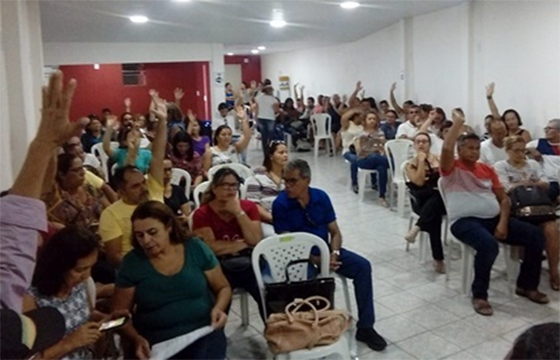 Santa Rita professores sinalizam greve fev2018