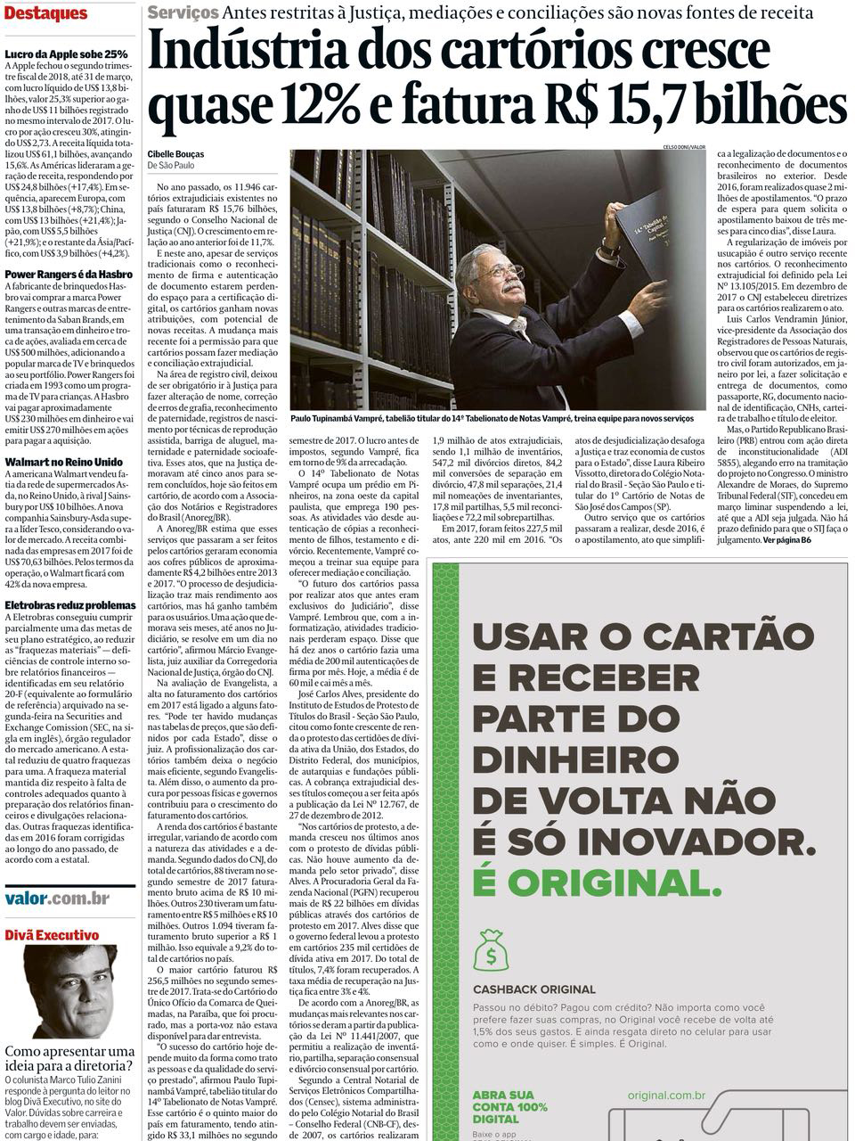 Ganho de CartÃ³rios Revista Valor02